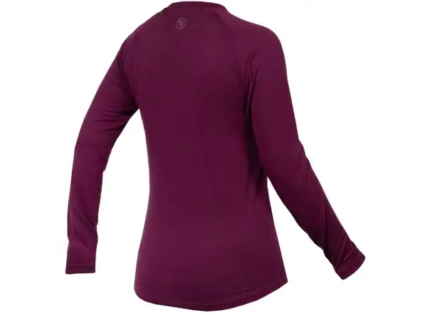Endura Baabaa Merino damska warstwa spodnia dlugi rękaw lilek