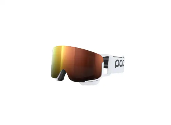 POC Nexal Mid gogle narciarskie Hydrogen White/Partly Sunny Orange