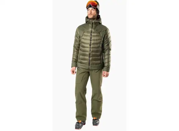 Dynafit Free Down RDS męska puchowa kurtka z kapturem Winter Moss