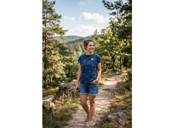 Maloja ViumsM. damska koszulka krotki rekaw Midnight Velolove