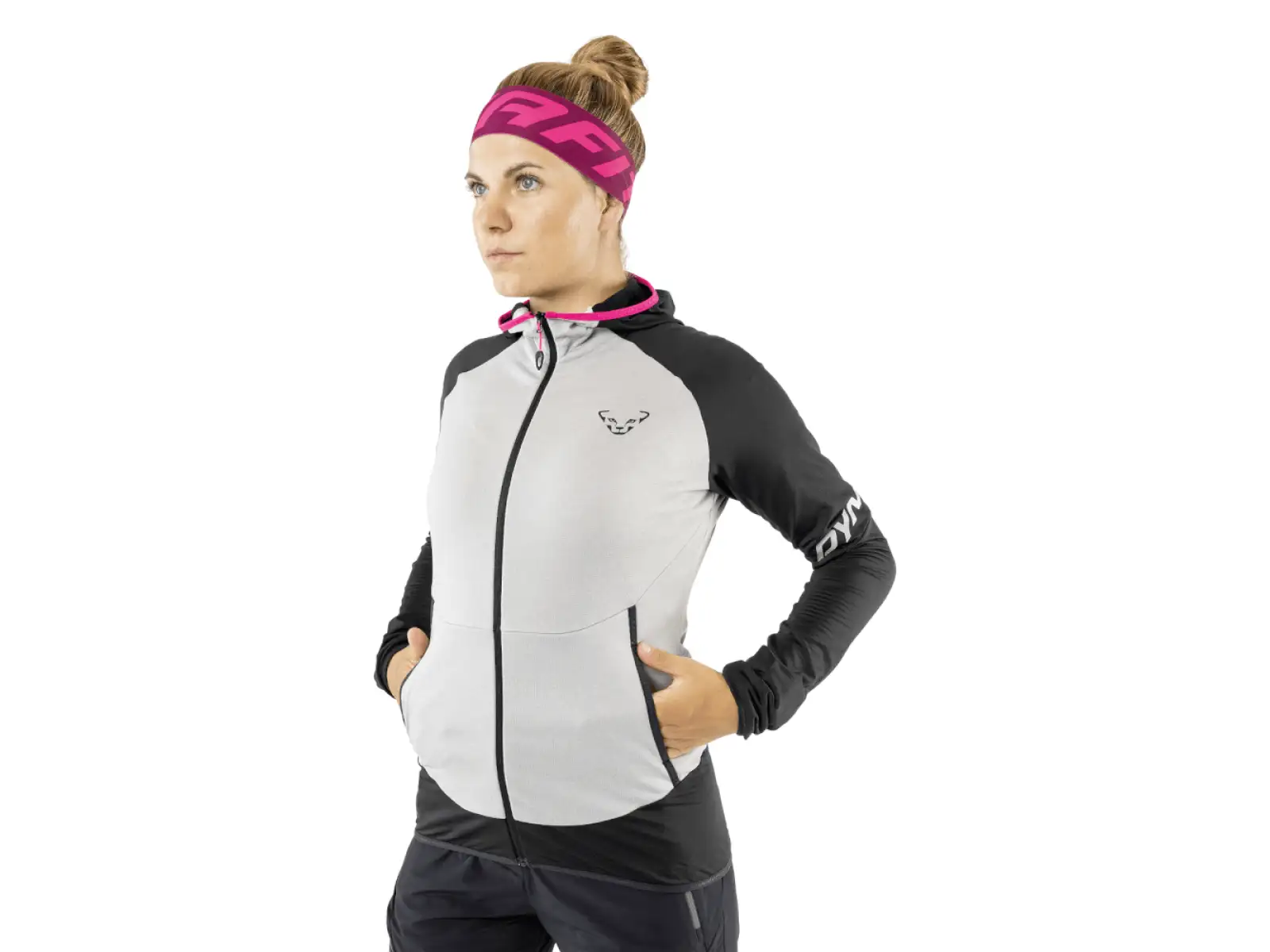 Dynafit Performance Dry Slim opaska Pink Glo