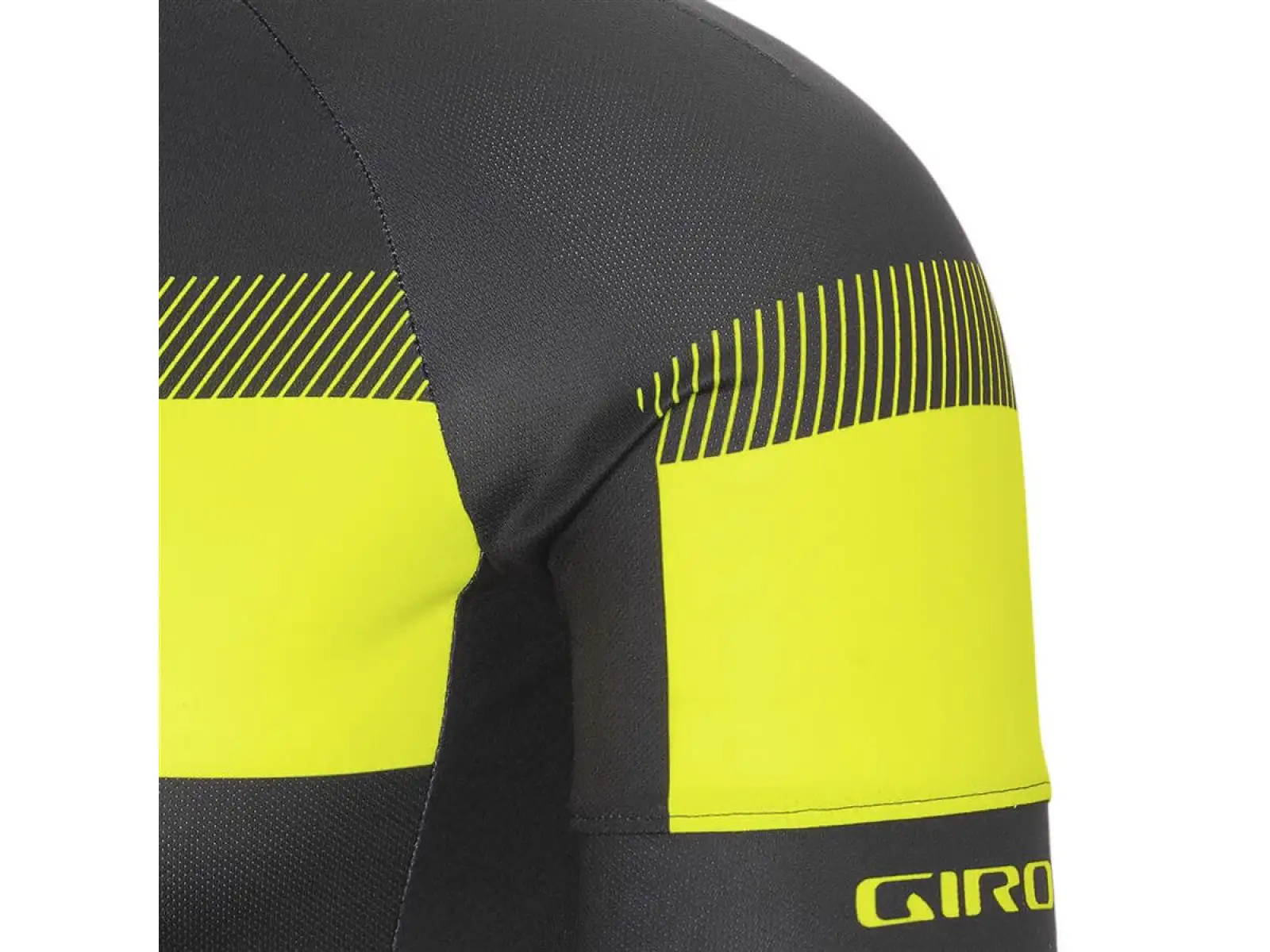 Giro Chrono Sport męska koszulka z krótkim rękawem Black/Hi Yellow Sprint