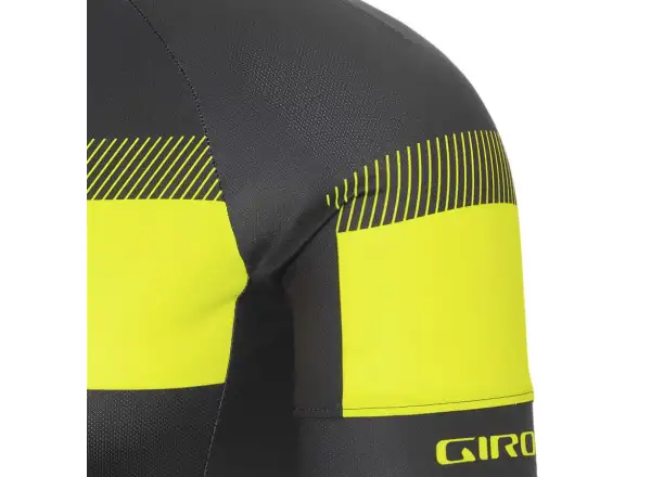 Giro Chrono Sport męska koszulka z krótkim rękawem Black/Hi Yellow Sprint