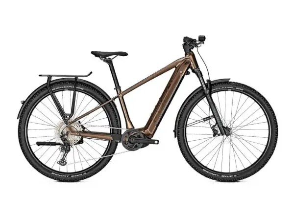 Focus Aventura2 6.8 Small DI górski rower elektryczny Gold Brown