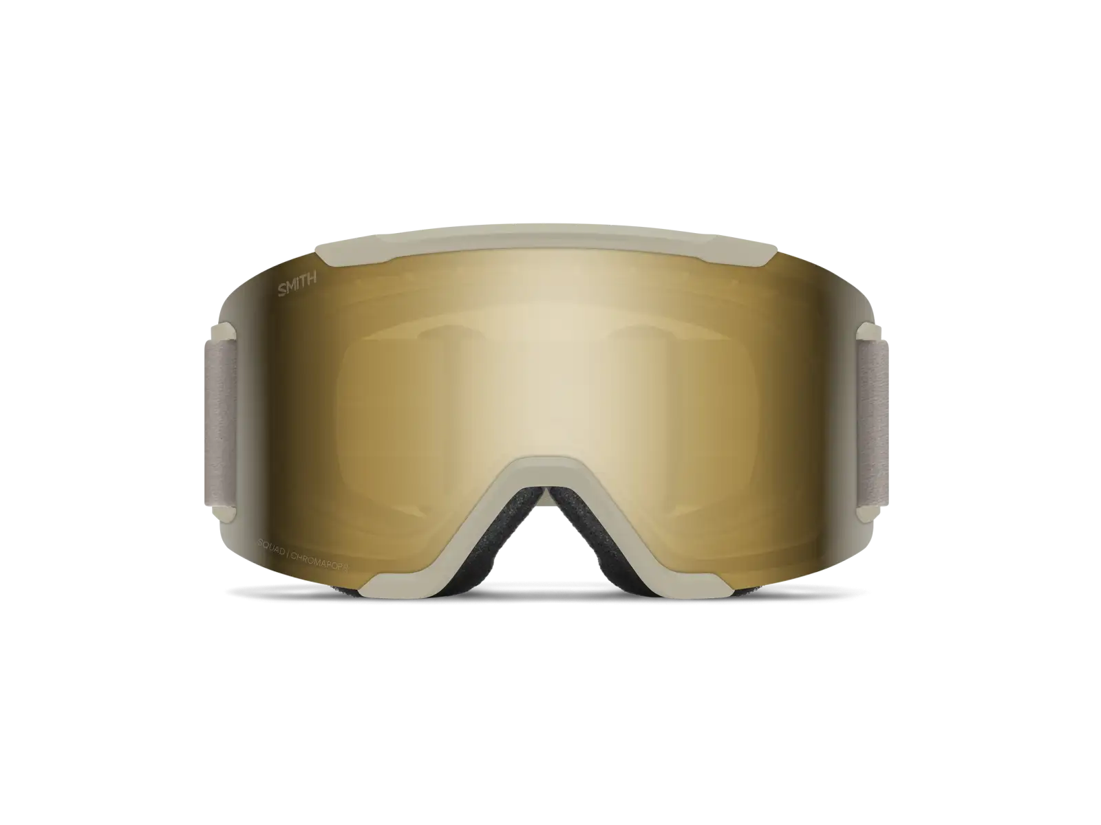 Smith Squad gogle narciarskie Chalk / ChromaPop Sun Black Gold Mirror (2 szyby)