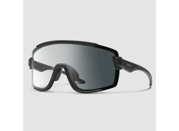 Smith Wildcat okulary rowerowe Matte Black/ChromaPop Photochromic Clear To Gray