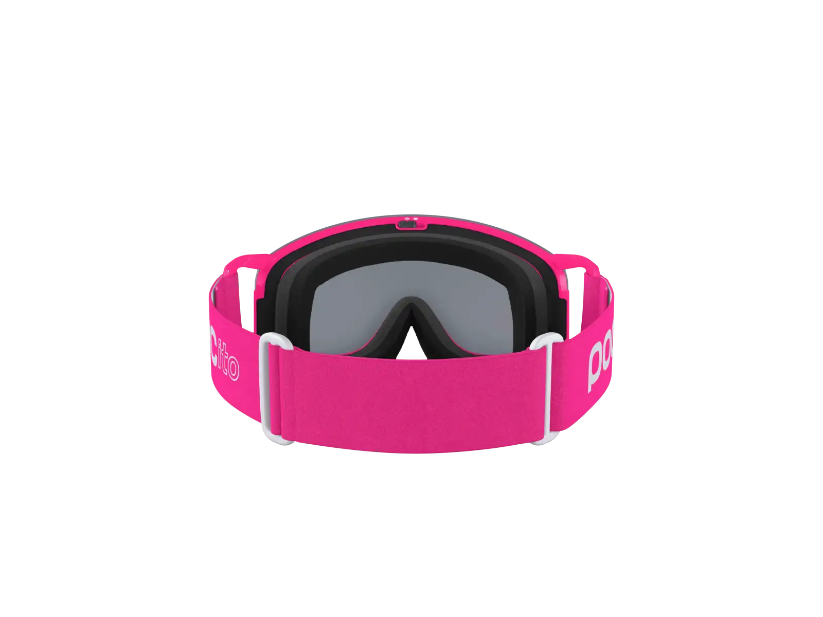 POC POCito Nexal dziecięce gogle narciarskie Fluorescent Pink/Partly Sunny Silver