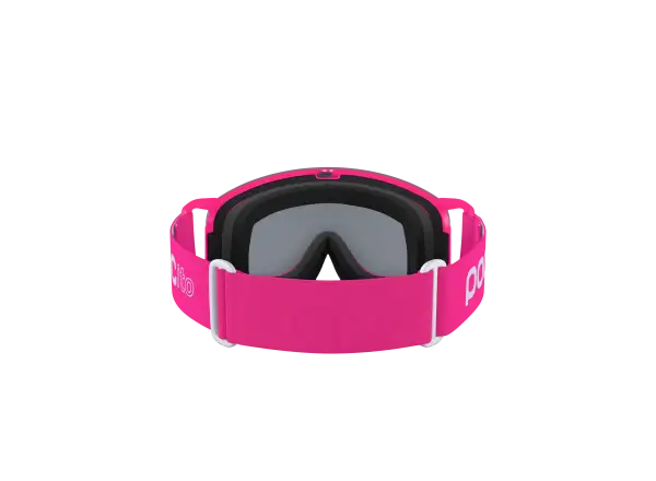 POC POCito Nexal dziecięce gogle narciarskie Fluorescent Pink/Partly Sunny Silver