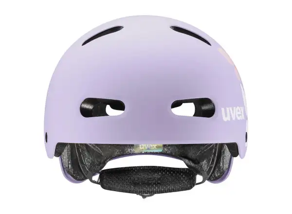 Uvex Kid 4 Style kask dziecięcy Flower Lilac Matt