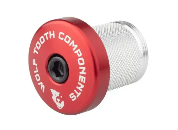 Wolf Tooth Compression Plug jeż do karbonowego trzonu 1 1/8" czerwona