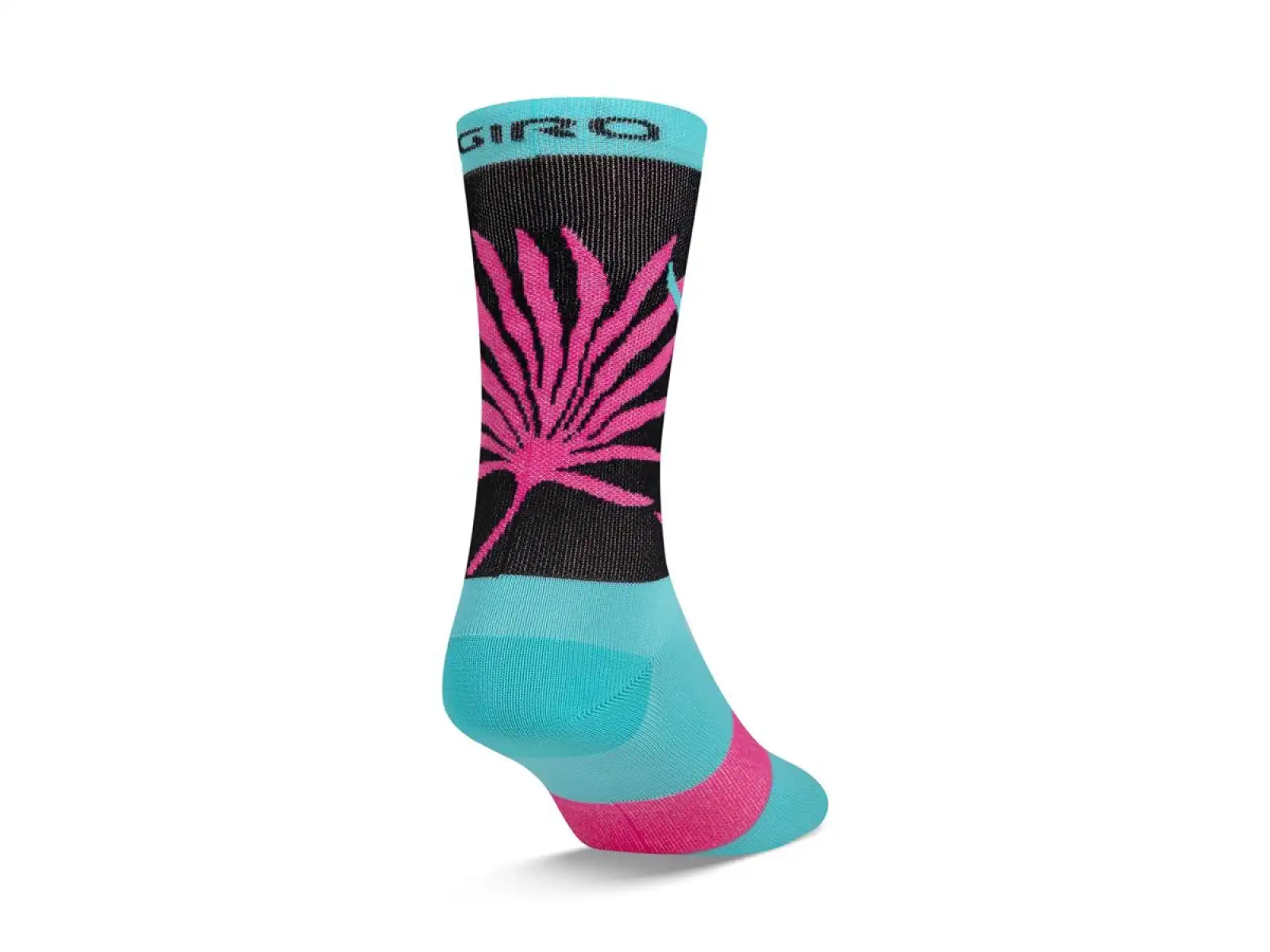 Giro Comp High Rise skarpetki screaming teal/neon pink palms