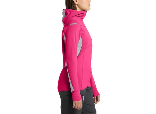 Haglöfs L.I.M. Mid Comp Hood damska bluza różowa