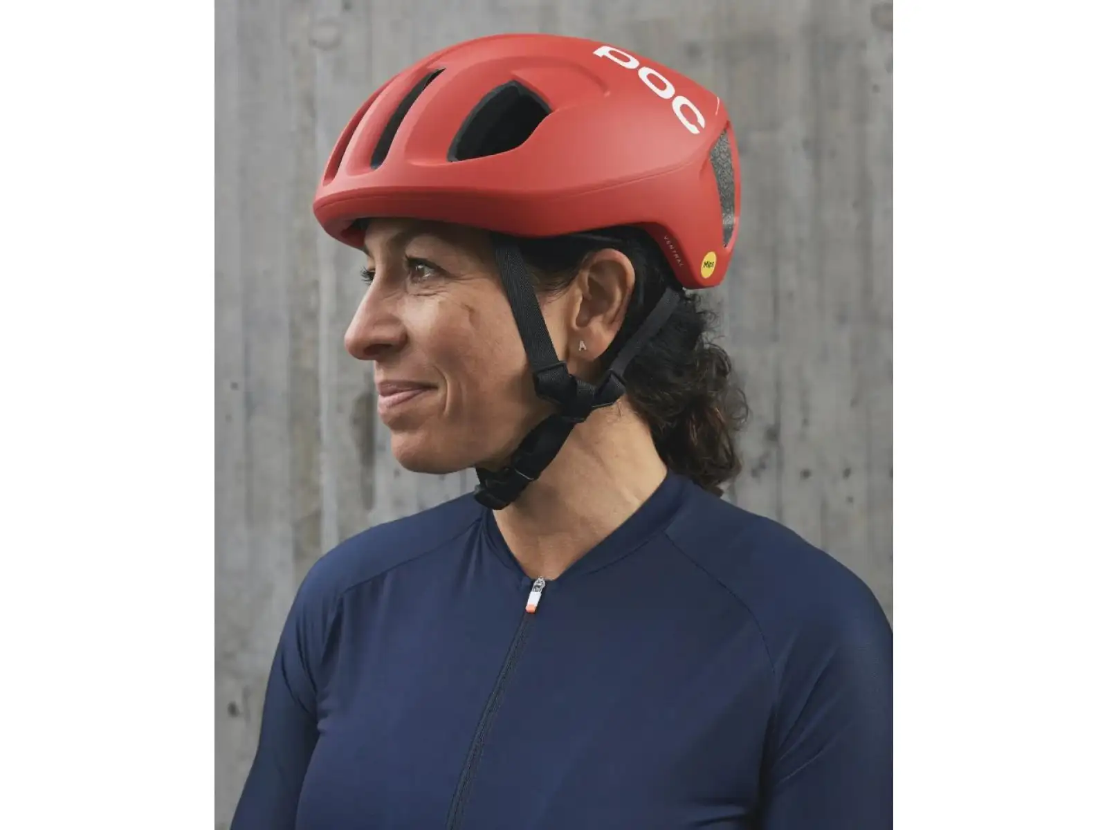 POC Ventral MIPS kask Prismane Red Matt