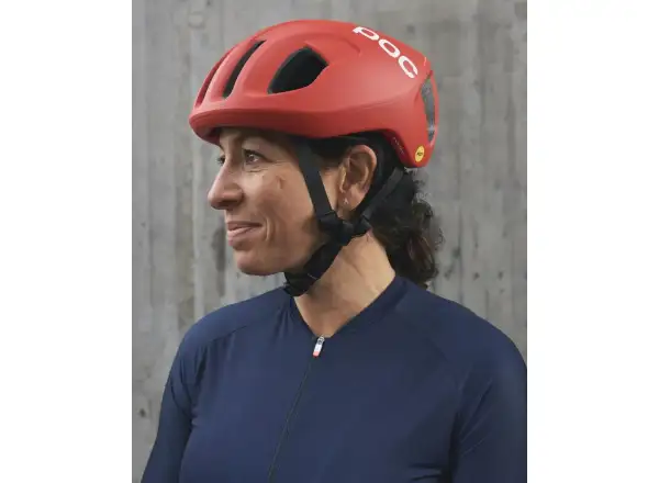 POC Ventral MIPS kask Prismane Red Matt