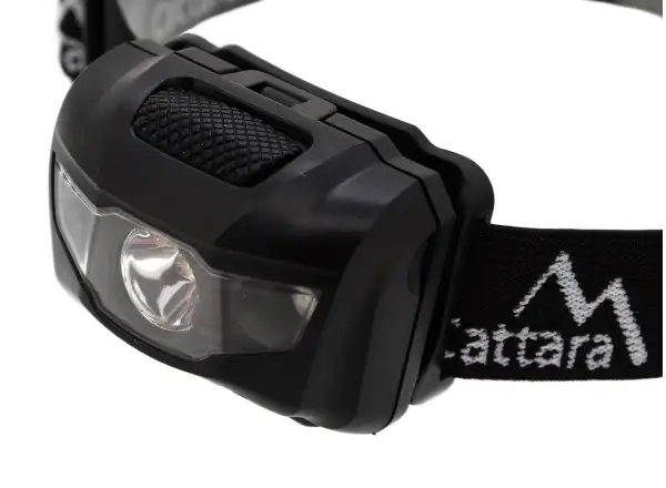 Cattara latarka czołowa LED 80 lm czarna