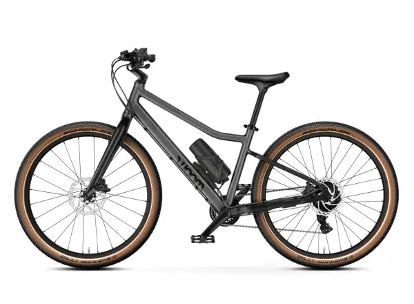 Woom Explore e 5 dziecięcy rower elektryczny Graphite Grey