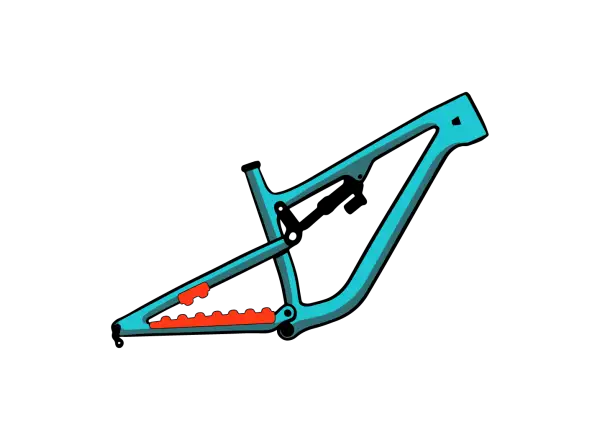 Ridewrap VHSV-3 Chain Sound Dampener ochrona tylnego trójkąta
