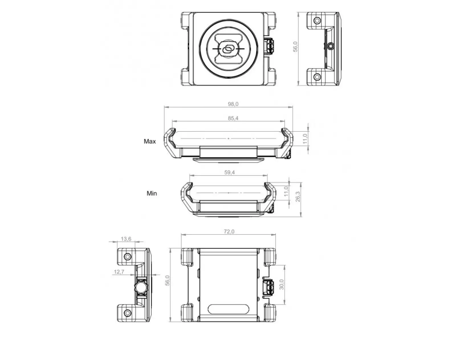 SP Connect Universal Phone Clamp SPC+ uchwyt do smartfona
