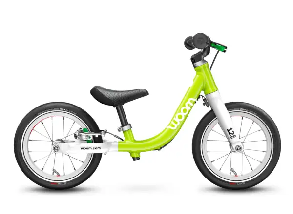 Woom 1 dziecięcy rowerek biegowy 12" Lizard Lime