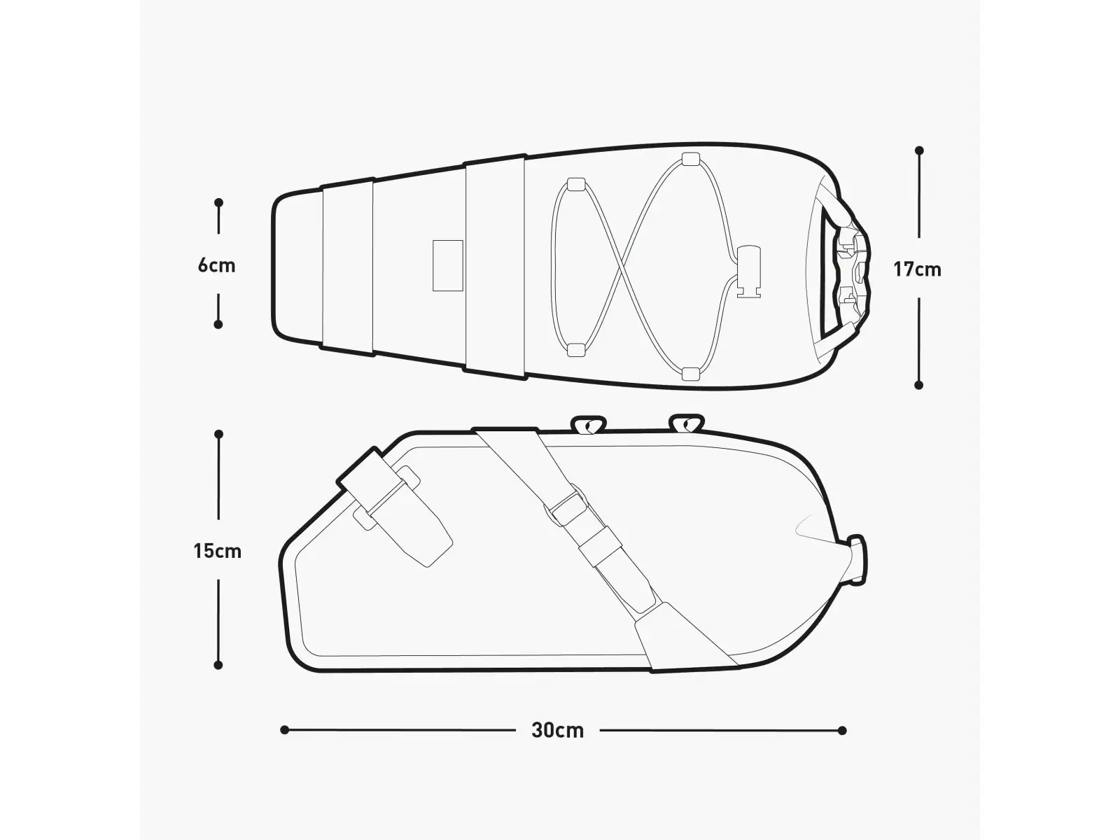 Evoc Seat Pack Ultra WP 4 torba podsiodłowa Black