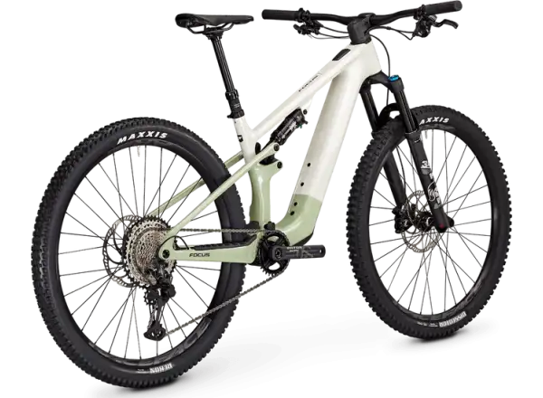 Focus Vam2 SL 9.8 odelżony rower elektryczny z pełnym zawieszeniem white glossy/skygrey glossy