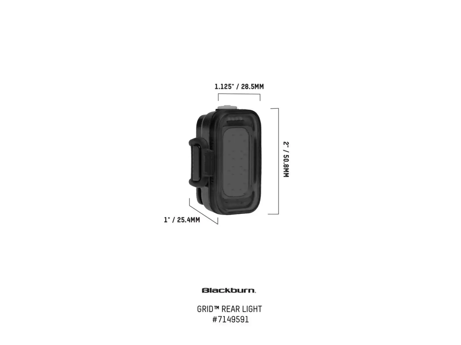 Blackburn Grid Rear Light tylna lampka migająca czerwona