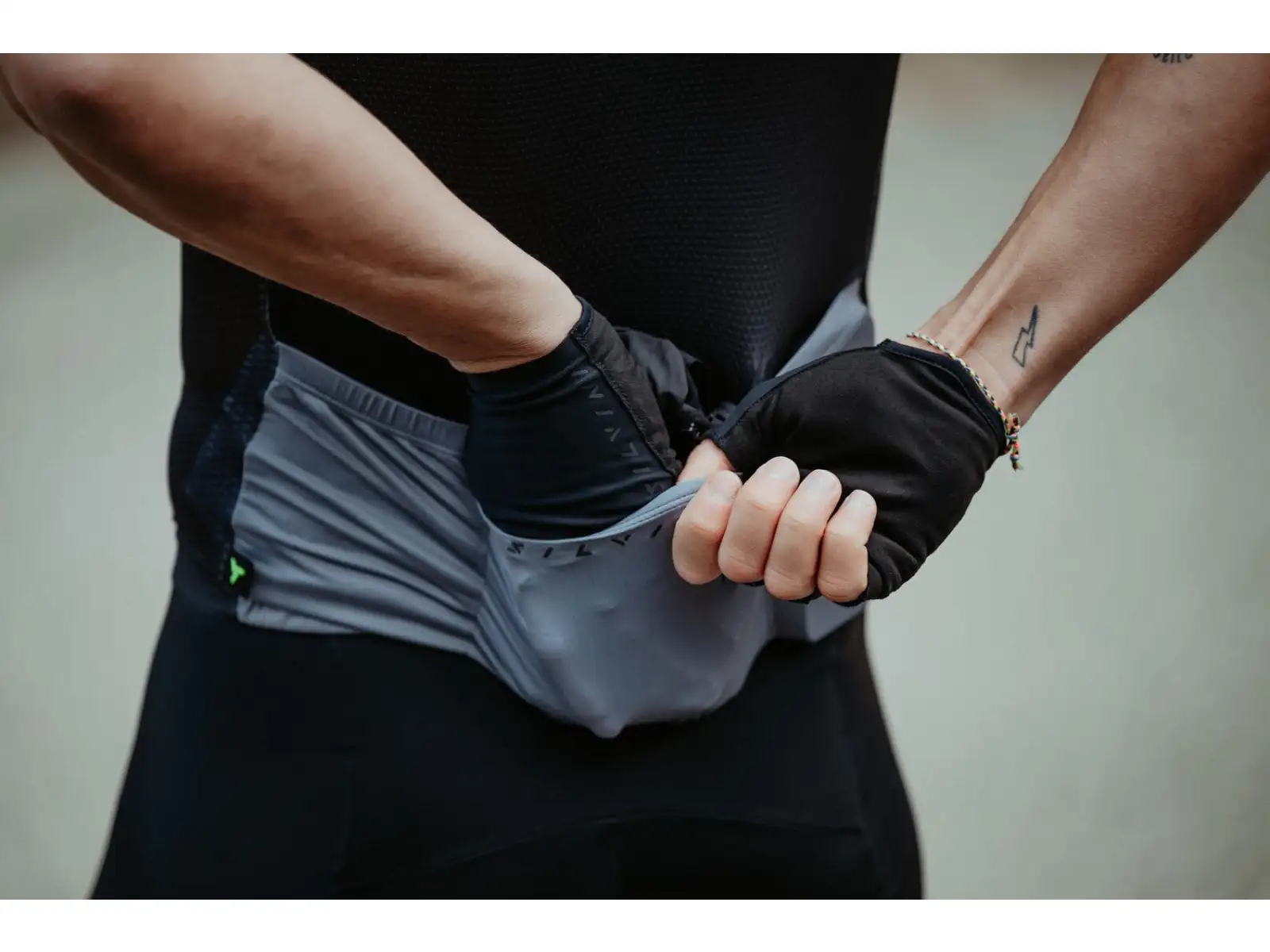 Silvini Stelvio męska koszulka Green/Black
