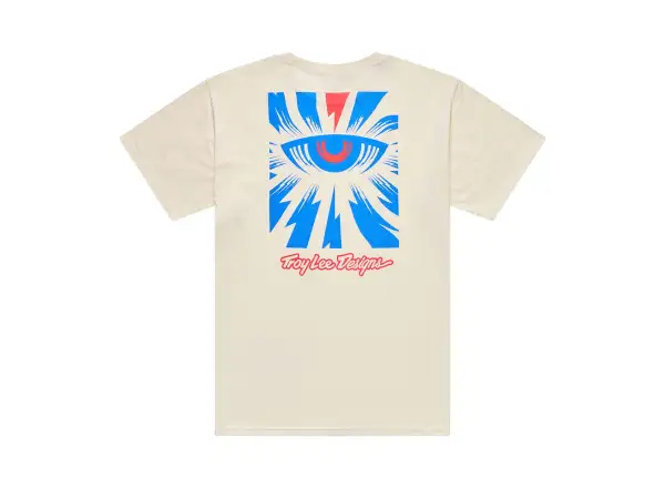 Troy Lee Designs Cyborg męska koszulka krótki rękaw Vintage White