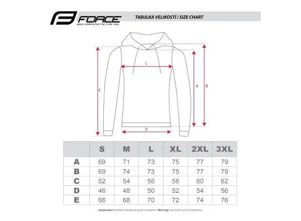 Force Comfy męska bluza z kapturem czarna