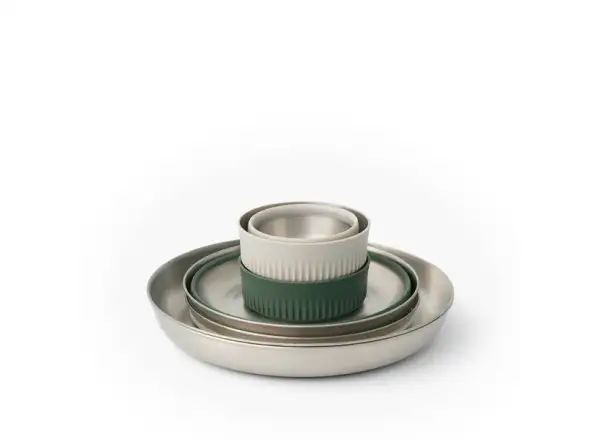 Sea to Summit Detour Stainless Steel Dinnerware Set 6 częściowy zestaw naczyń