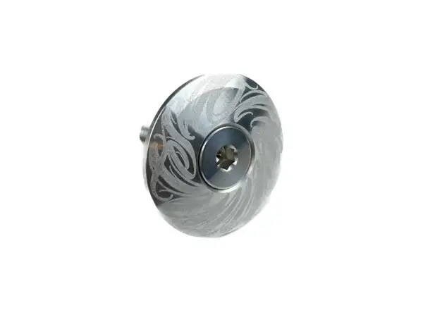Shaman Racing pokrywka zestawu sterowego 1 1/8" Oremnts srebrna