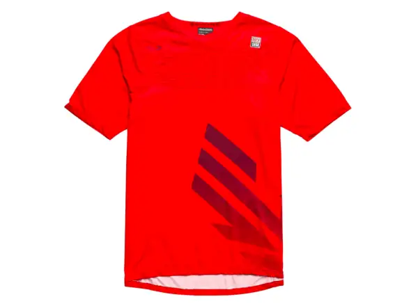 Troy Lee Design Skyline SS SRAM Eagle One męska koszulka z krótkim rękawem Fiery Red