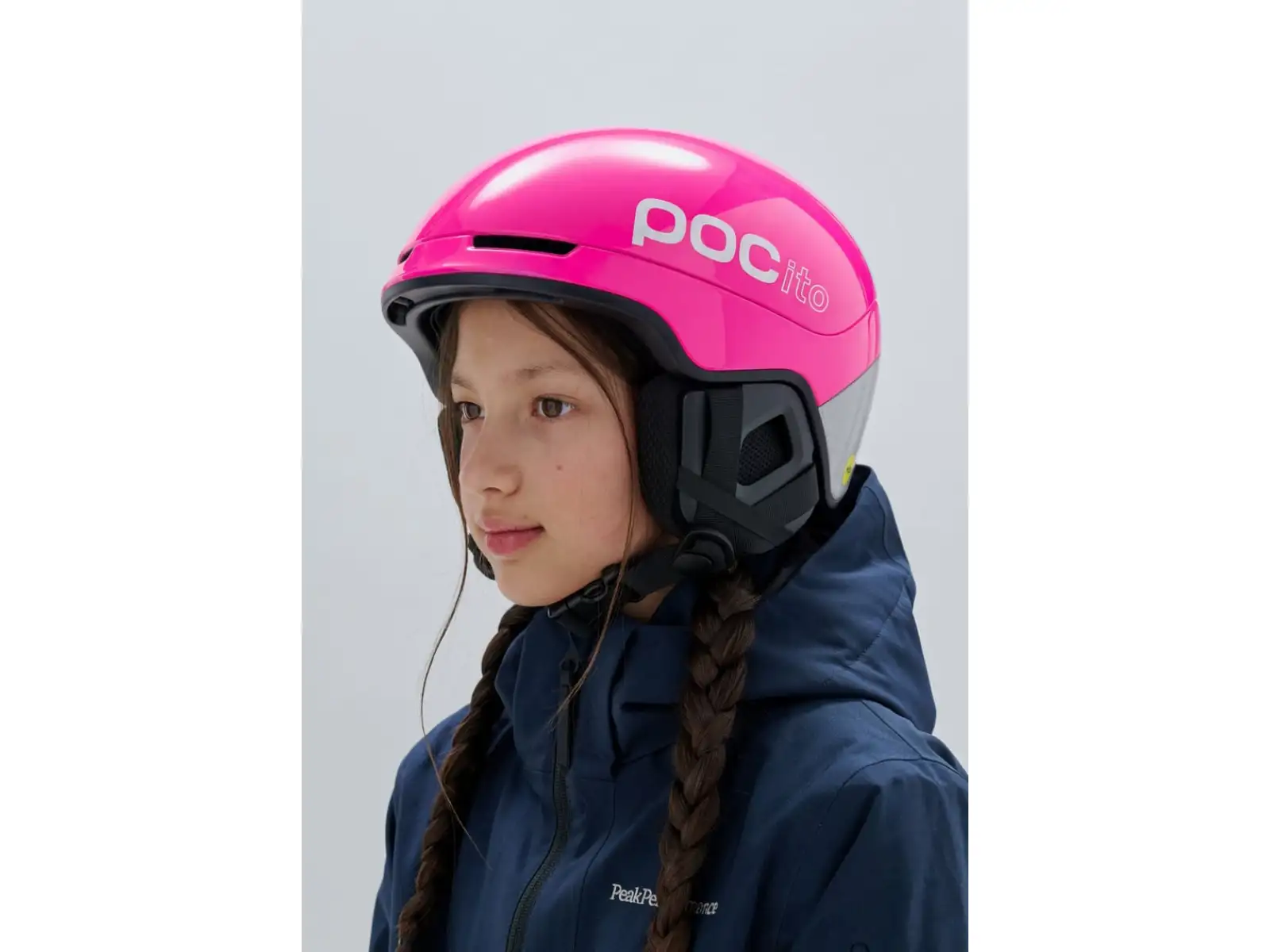 POC POCito Obex kask narciarski dziecięcy Fluorescent Pink