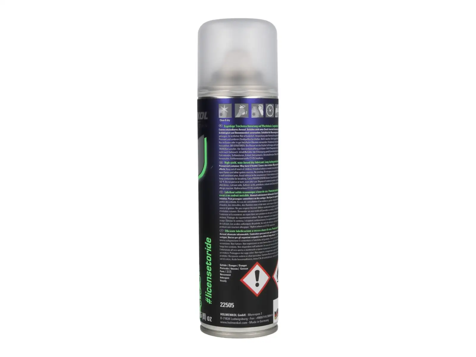 Holmenkol Chain Wax wosk do łańcucha w sprayu 250 ml