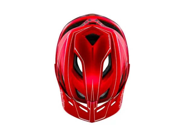 Troy Lee Designs Flowline SE Mips kask Pinstripe Red