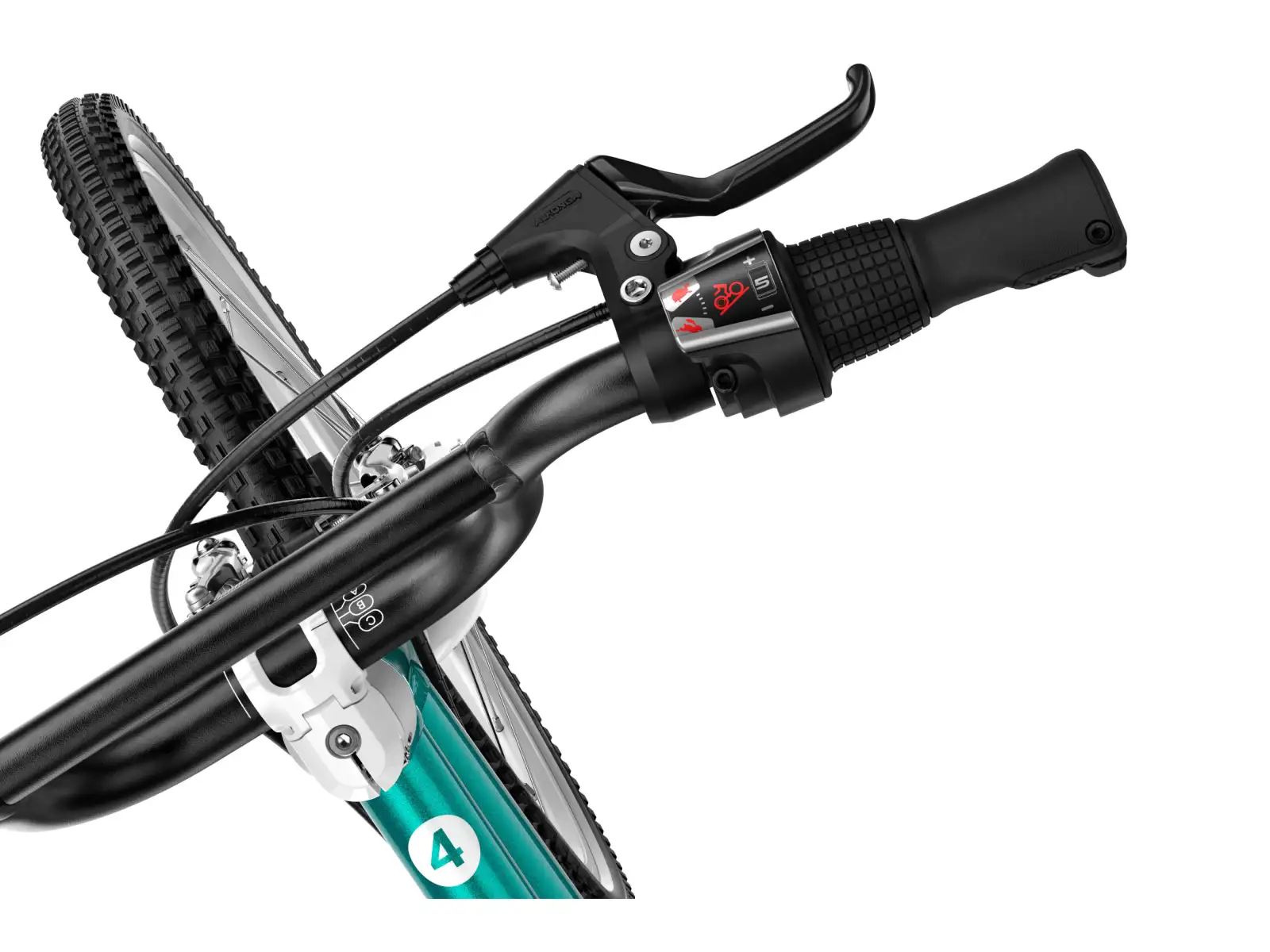Woom GO 4 rower dziecięcy 20" Metallic Turquoise