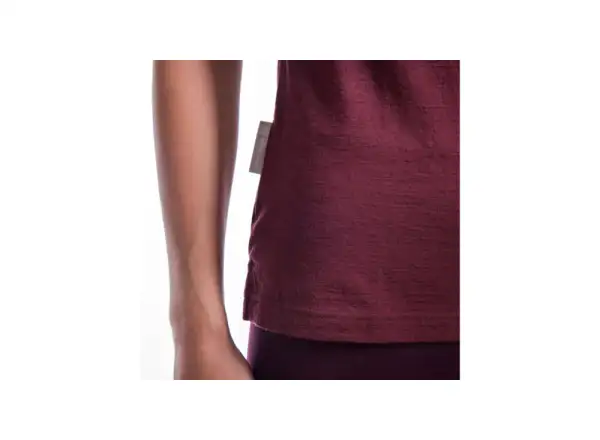 Sensor Merino Air PT Hills damska koszulka z krótkim rękawem Port Red