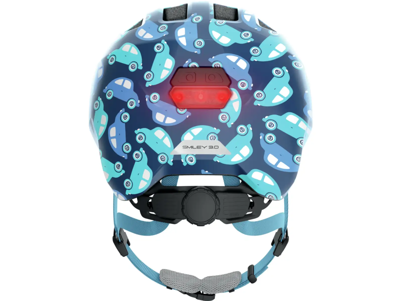 Abus Smiley 3.0 LED kask dziecięcy Blue Car