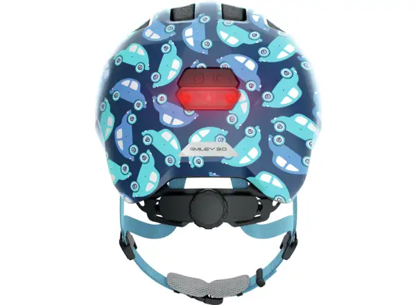 Abus Smiley 3.0 LED kask dziecięcy Blue Car