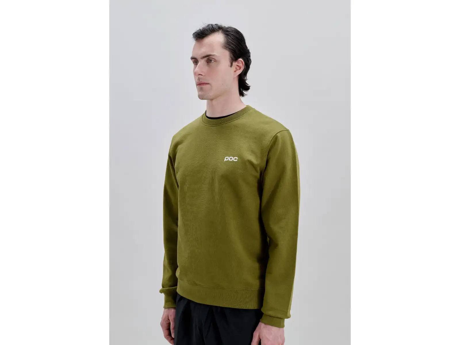 POC Crew bluza Olivine Green/Hydrogen White