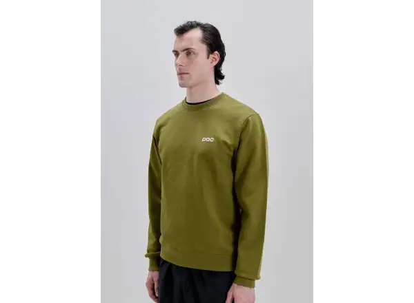 POC Crew bluza Olivine Green/Hydrogen White