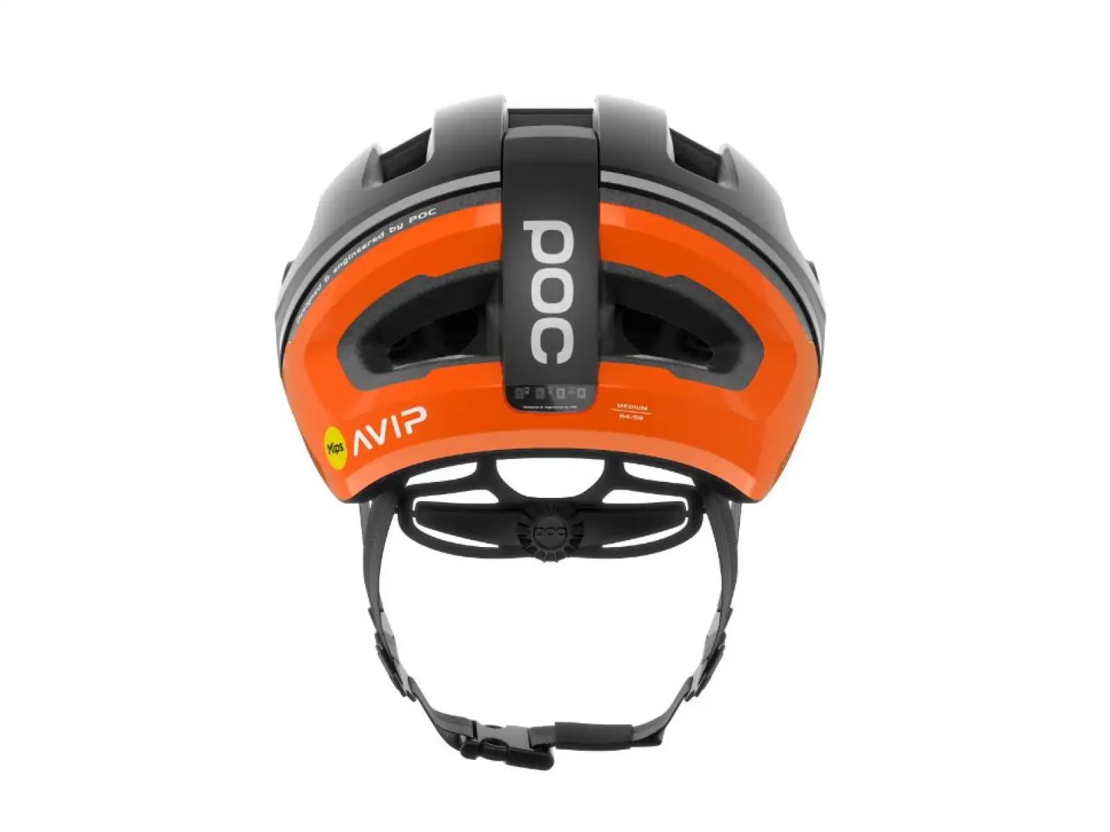 POC Omne Beacon MIPS kask rowerowy Fluorescent Orange AVIP/Uranium Black Matt