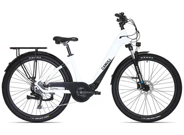 CANULL City 3 720 Wh rower elektryczny z niskim przekrokiem pearl white