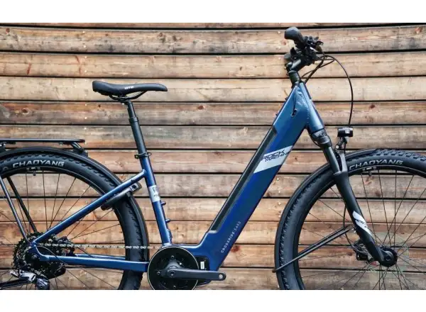 Rock Machine Crossride e450 rower elektryczny crossowy Gloss Metallic Navy/Silver