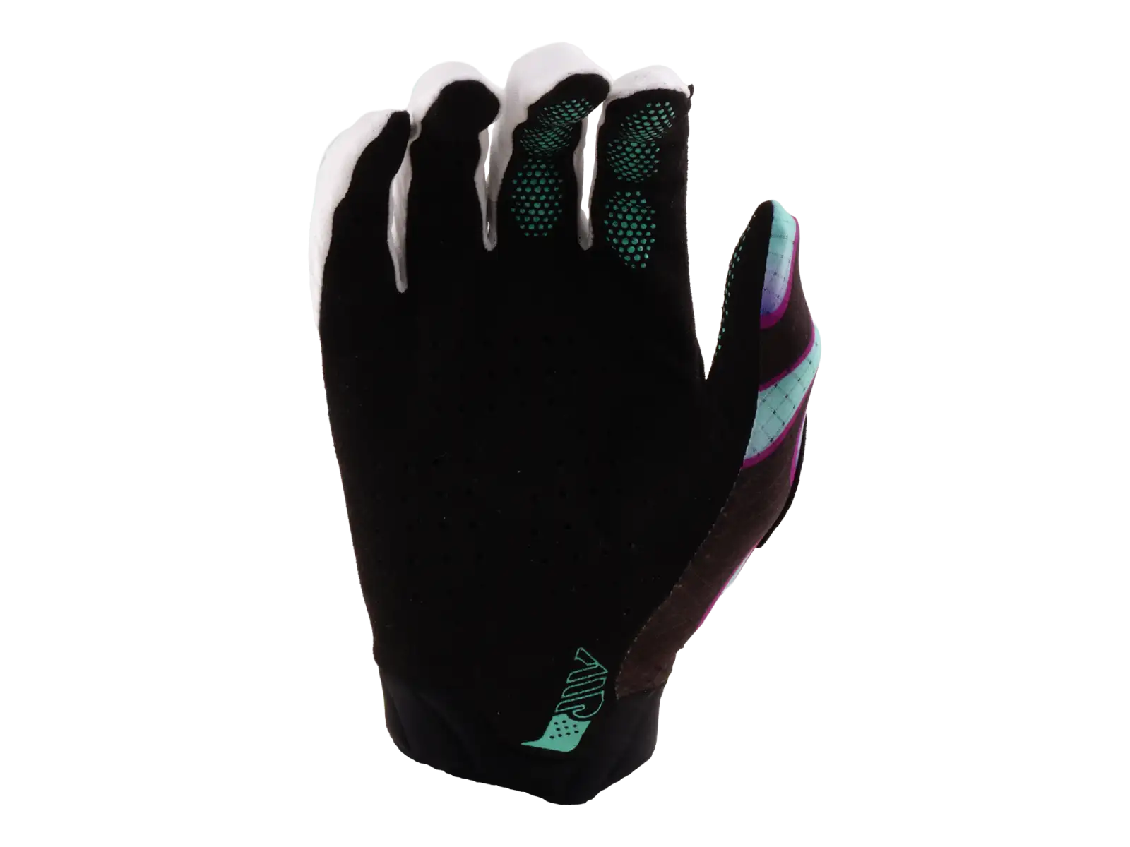 Troy Lee Designs Air Mono rękawice Overspray Black/Real Teal