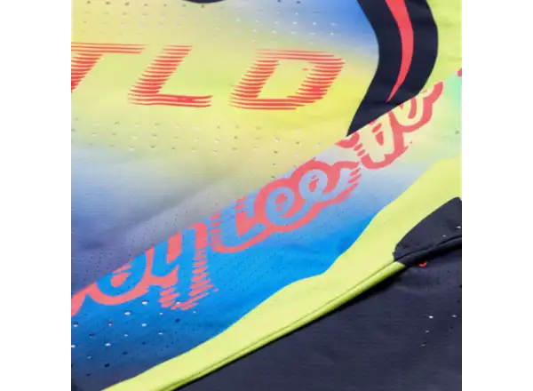 Troy Lee Designs Sprint Ultra Drip męska koszulka z długim rękawem Glo Yellow