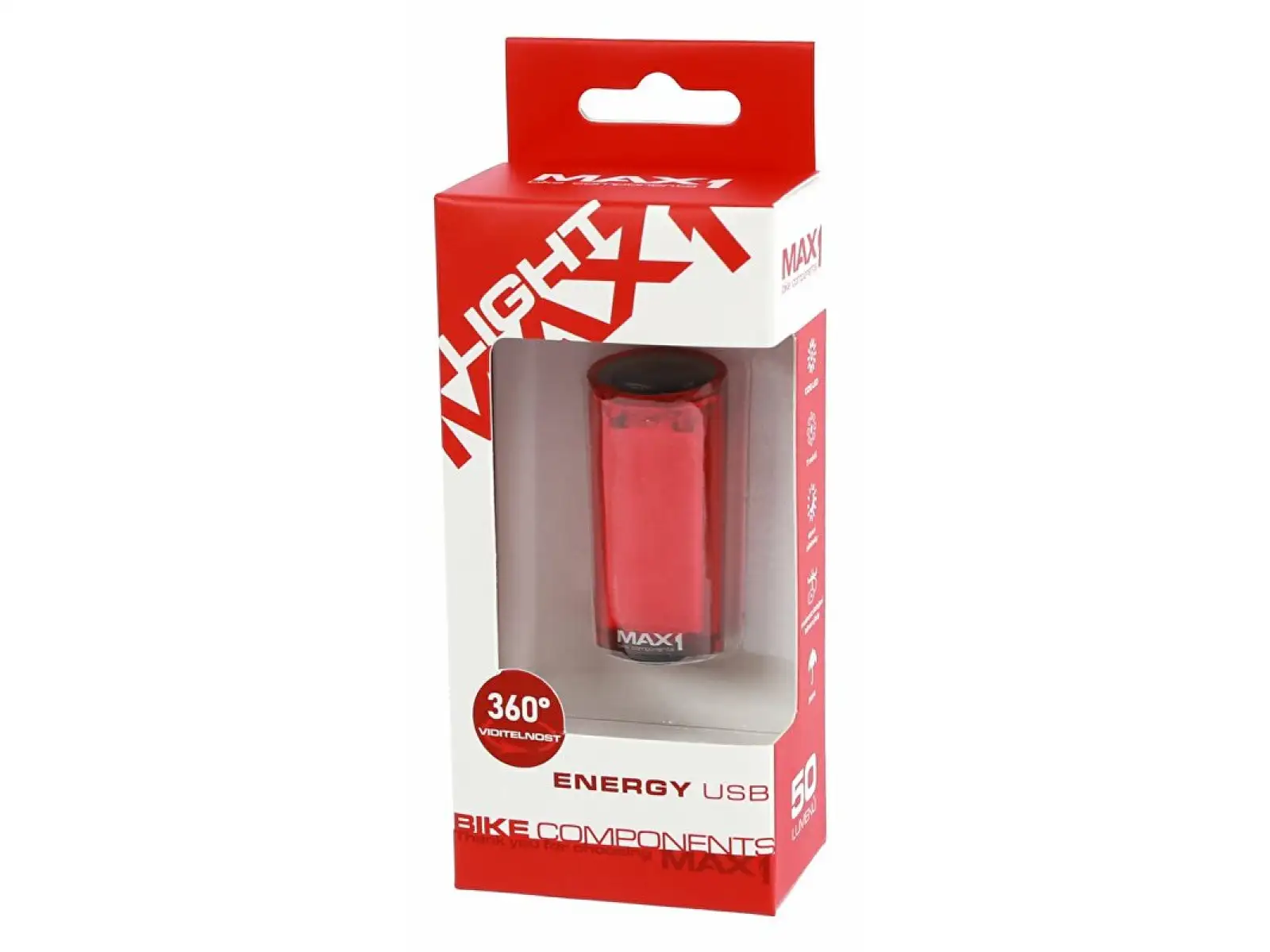 MAX1 Energy USB tylna lampka