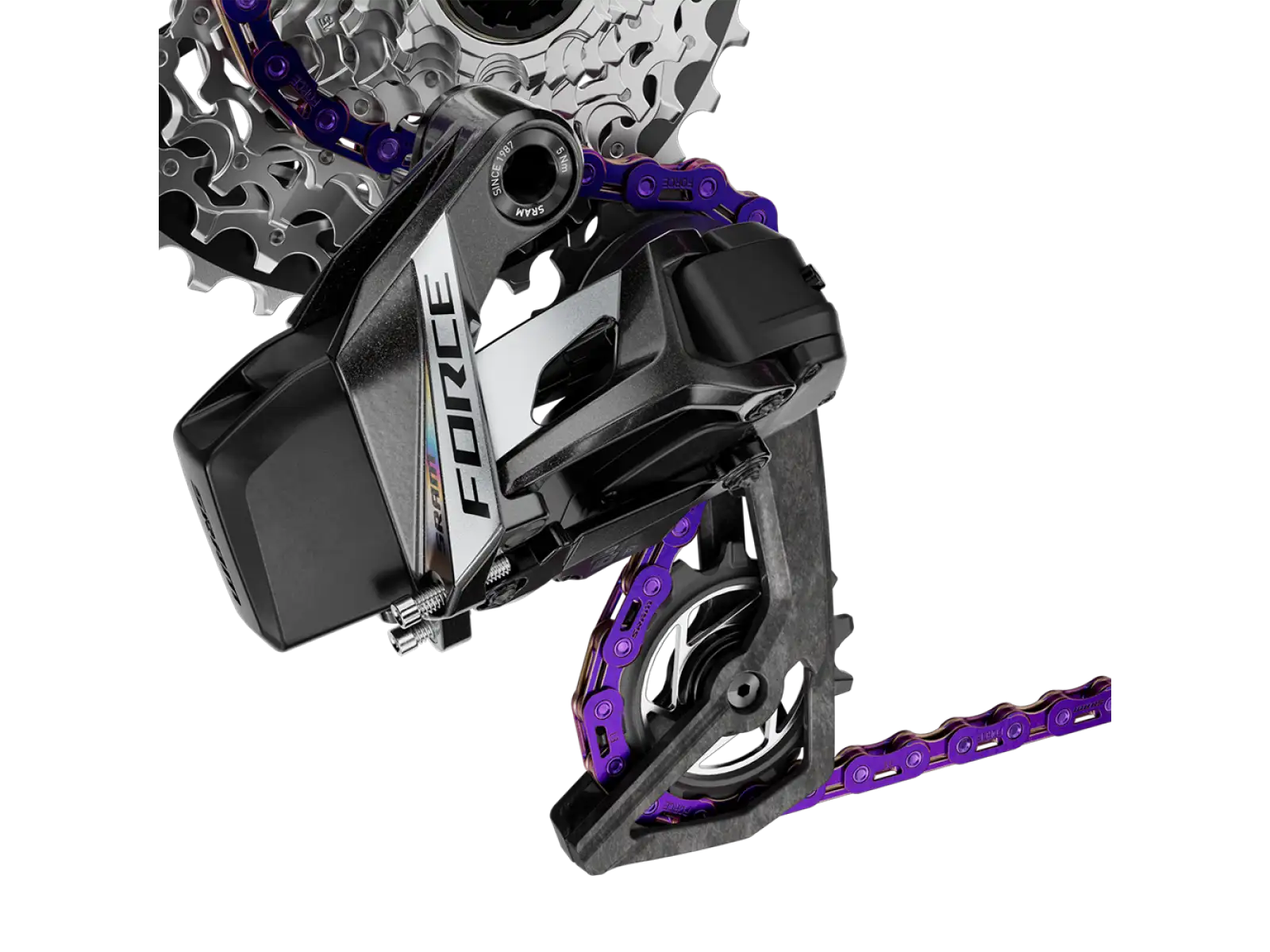 Sram Force E1 Flattop łańcuch Purple 126 ogniw