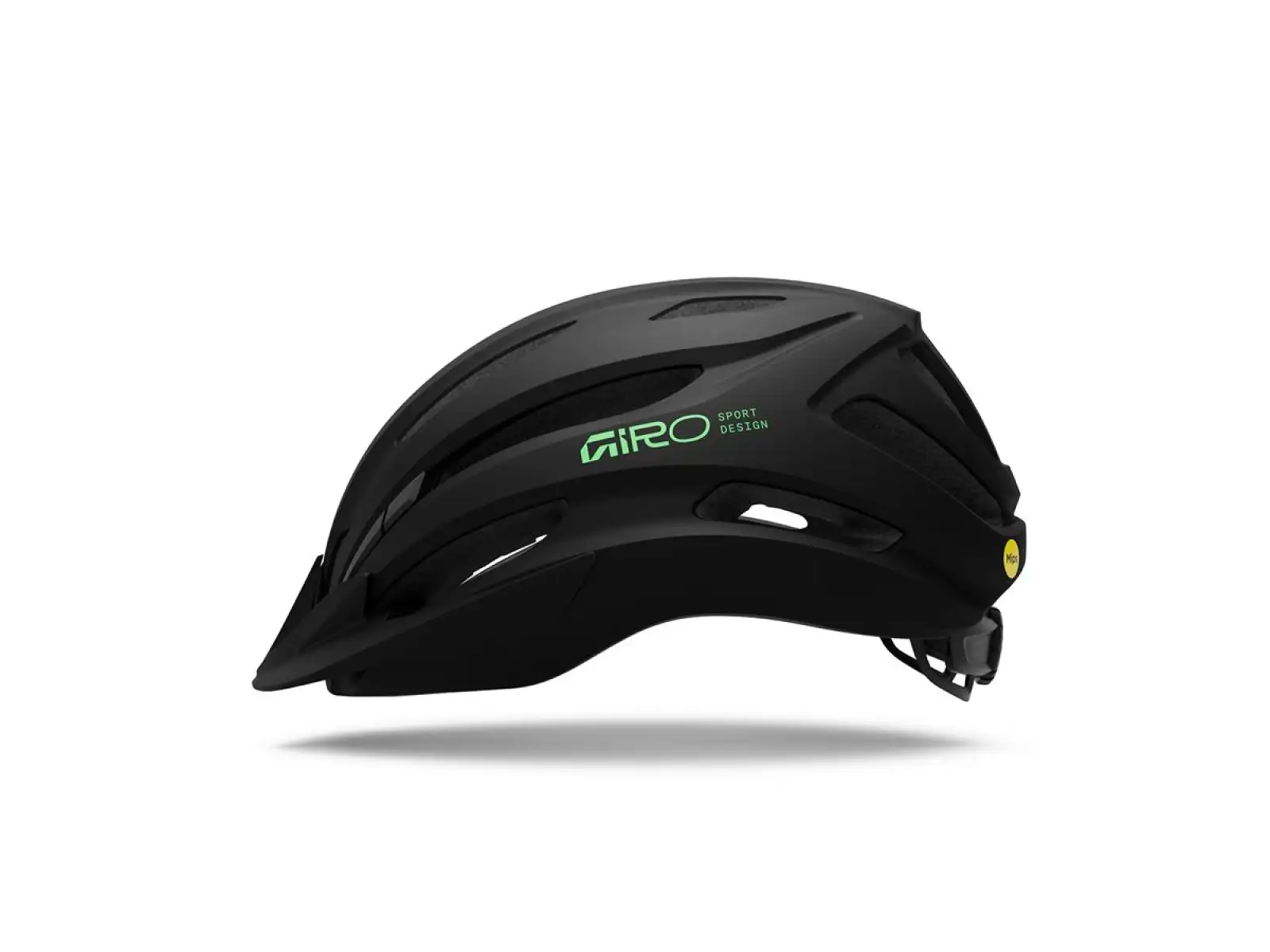 Giro Register II MIPS Youth dziecięcy kask Mat Black/Vivid Green