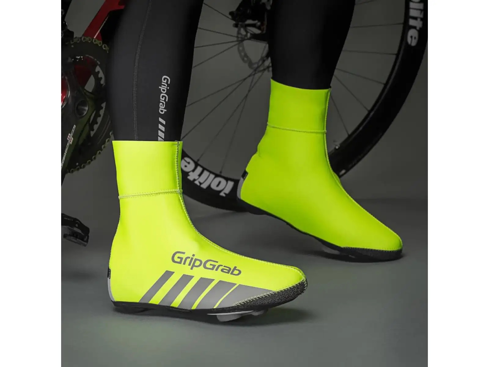 Grip Grab Race Thermo Hi-Vis ochraniacze na buty rowerowe